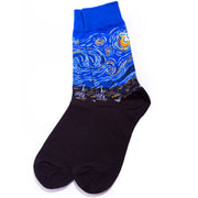starry night van gogh socks